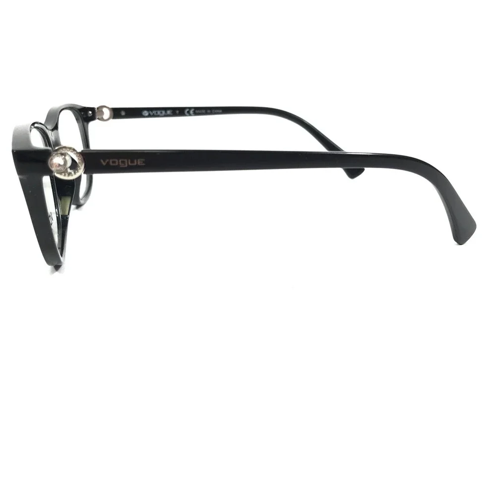 Vogue Eyeglasses Frames VO5225-B W44 Black Square Full Rim 53-18-140
